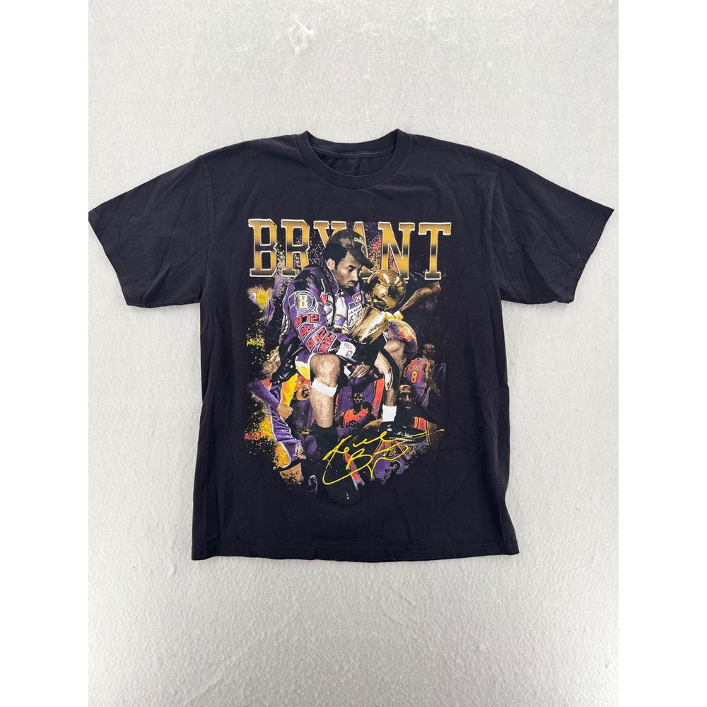 Unbranded - Kobe Bryant Graphic Tee Retro Lakers Mamba - Black - L - Mens